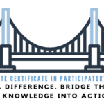 GCPR Logo. Make a difference. Bridge the gap. Put knowledge into action